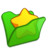 Folder green favourite Icon